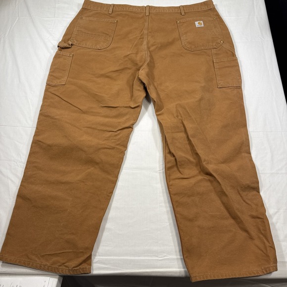 PANTS DOUBLE KNEE Carhartt BO1 BRN Duck 48/30 USA UNION MADE - Picture 8 of 10